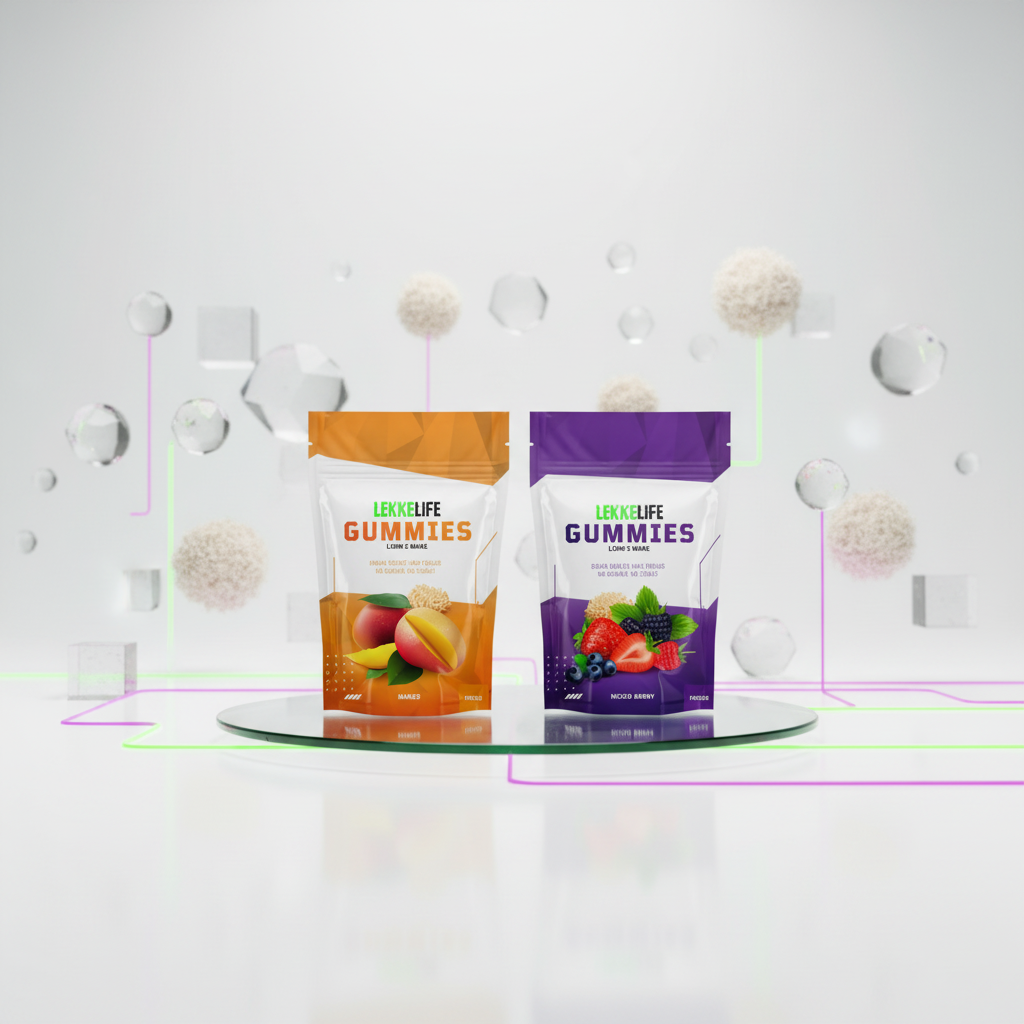 LekkeLife Lion's Mane Gummies range