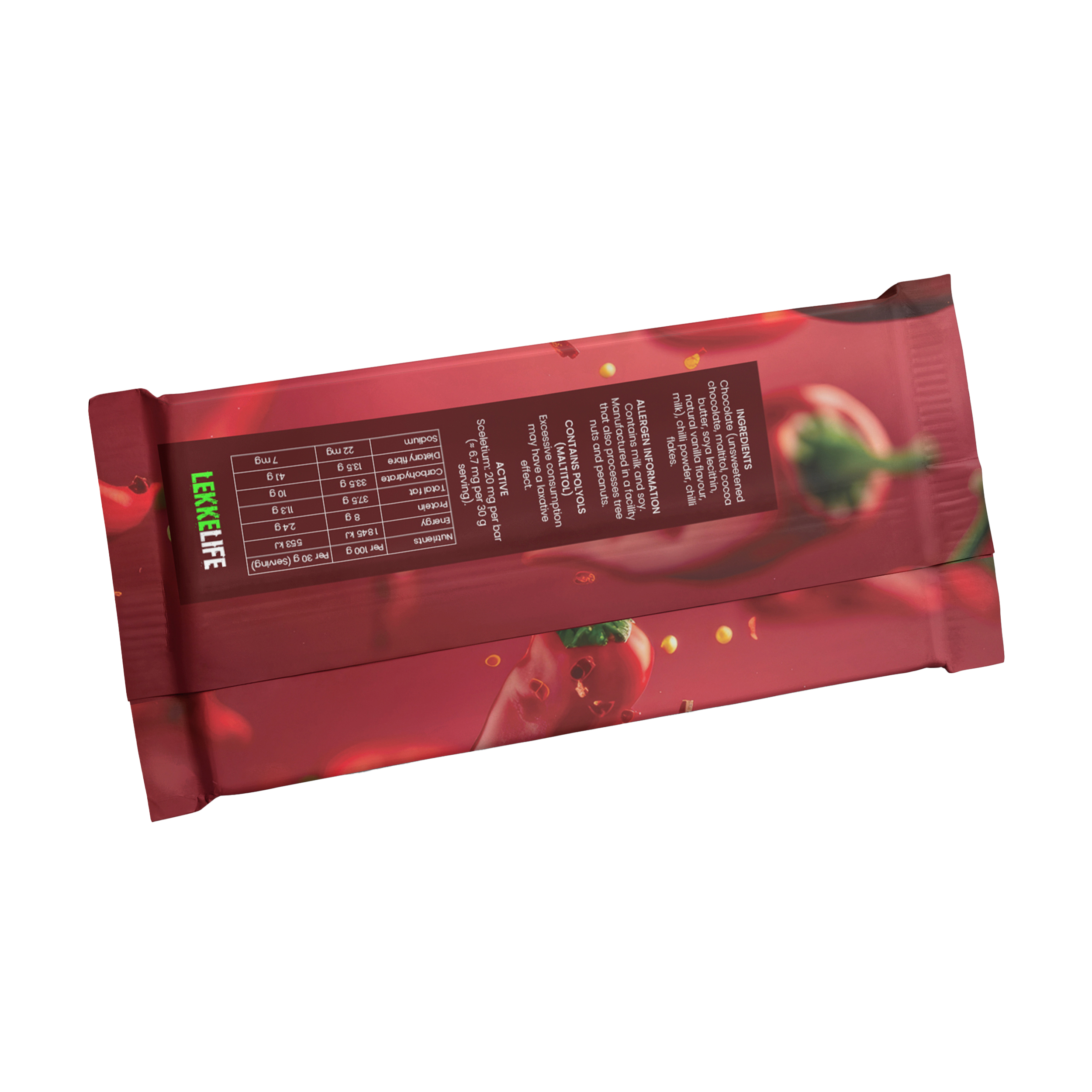 Chilli chocolate detail