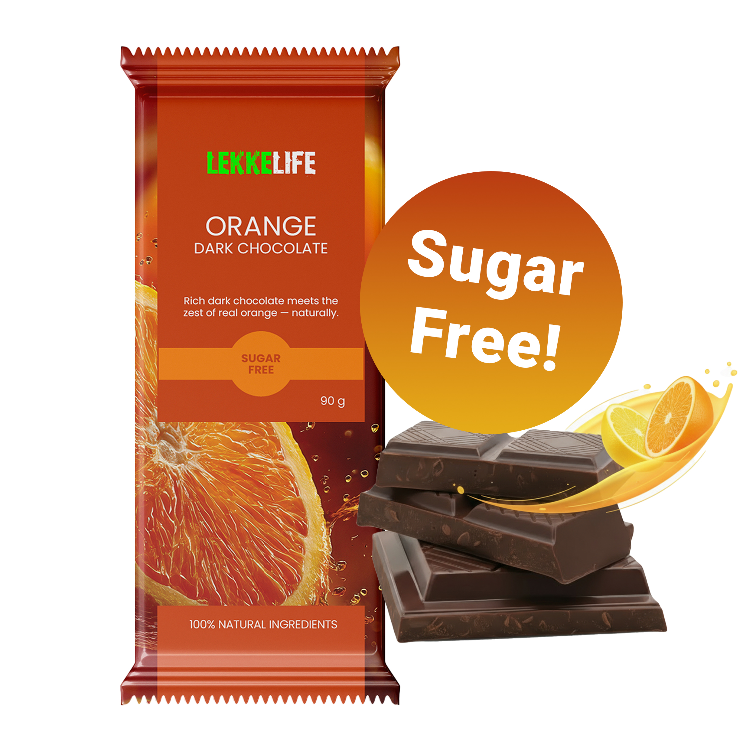 Orange Dark Chocolate - Image 4