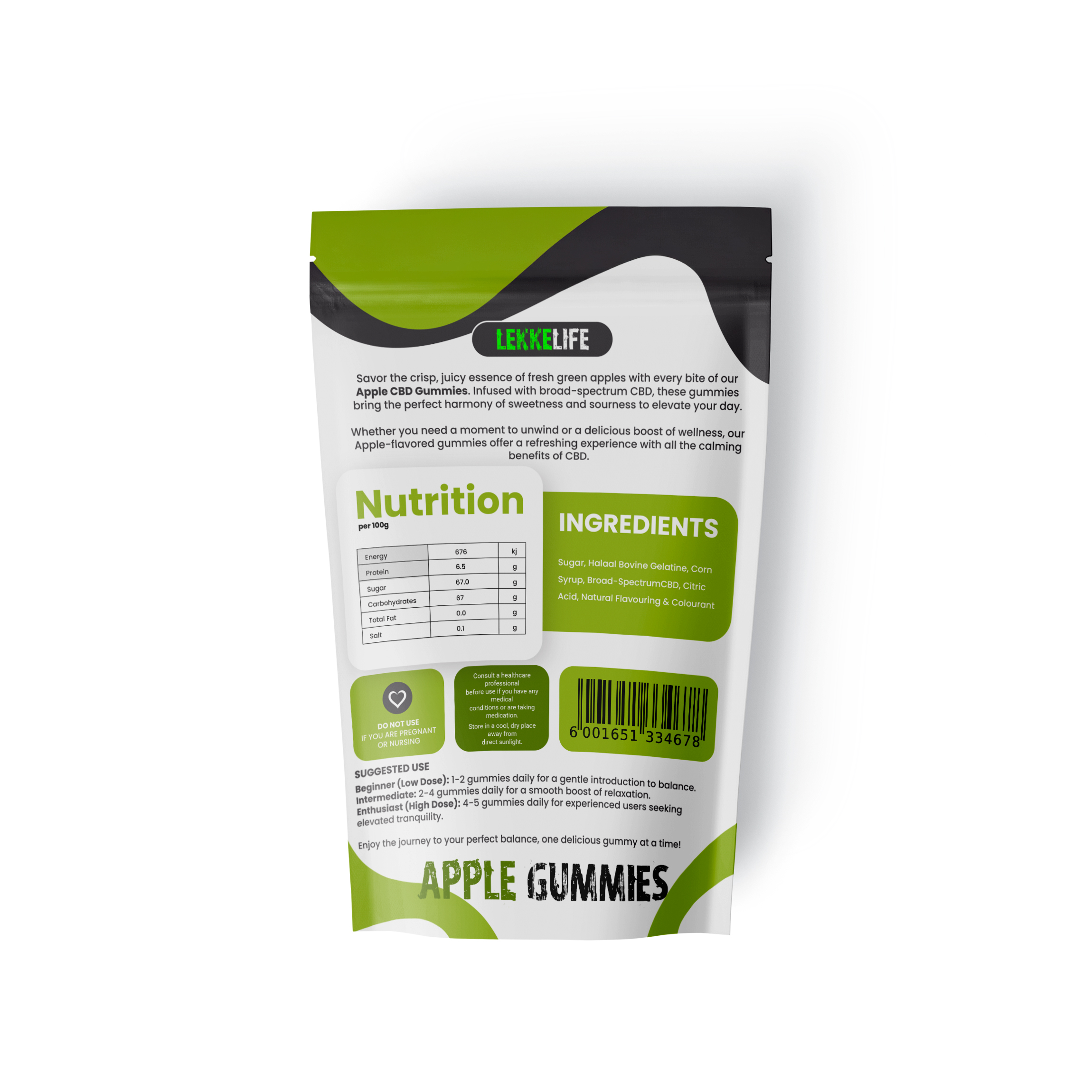 Apple gummies detail