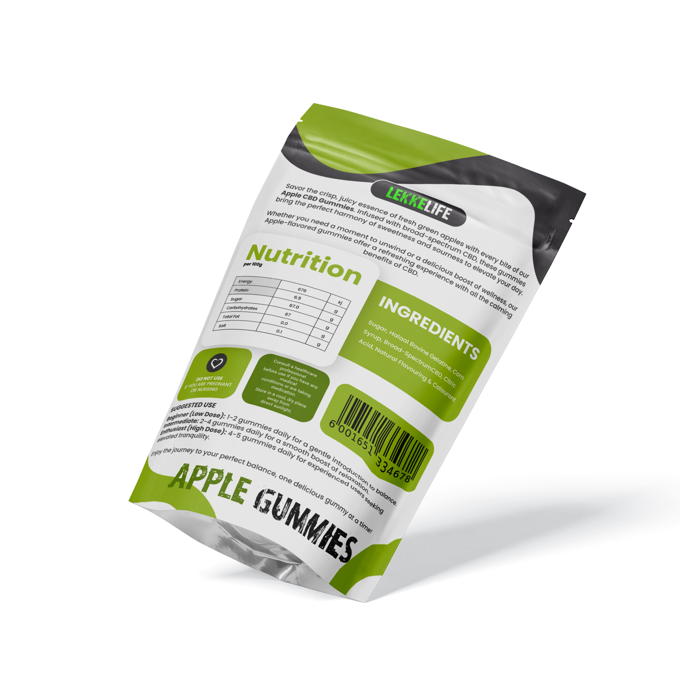Apple gummies detail