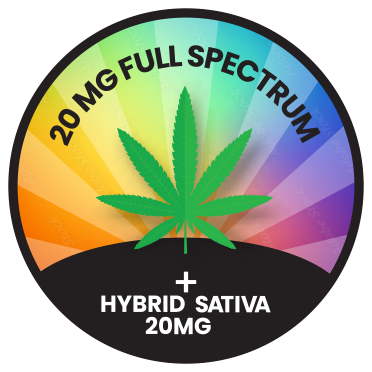 20mg Full Spectrum Hybrid Sativa badge