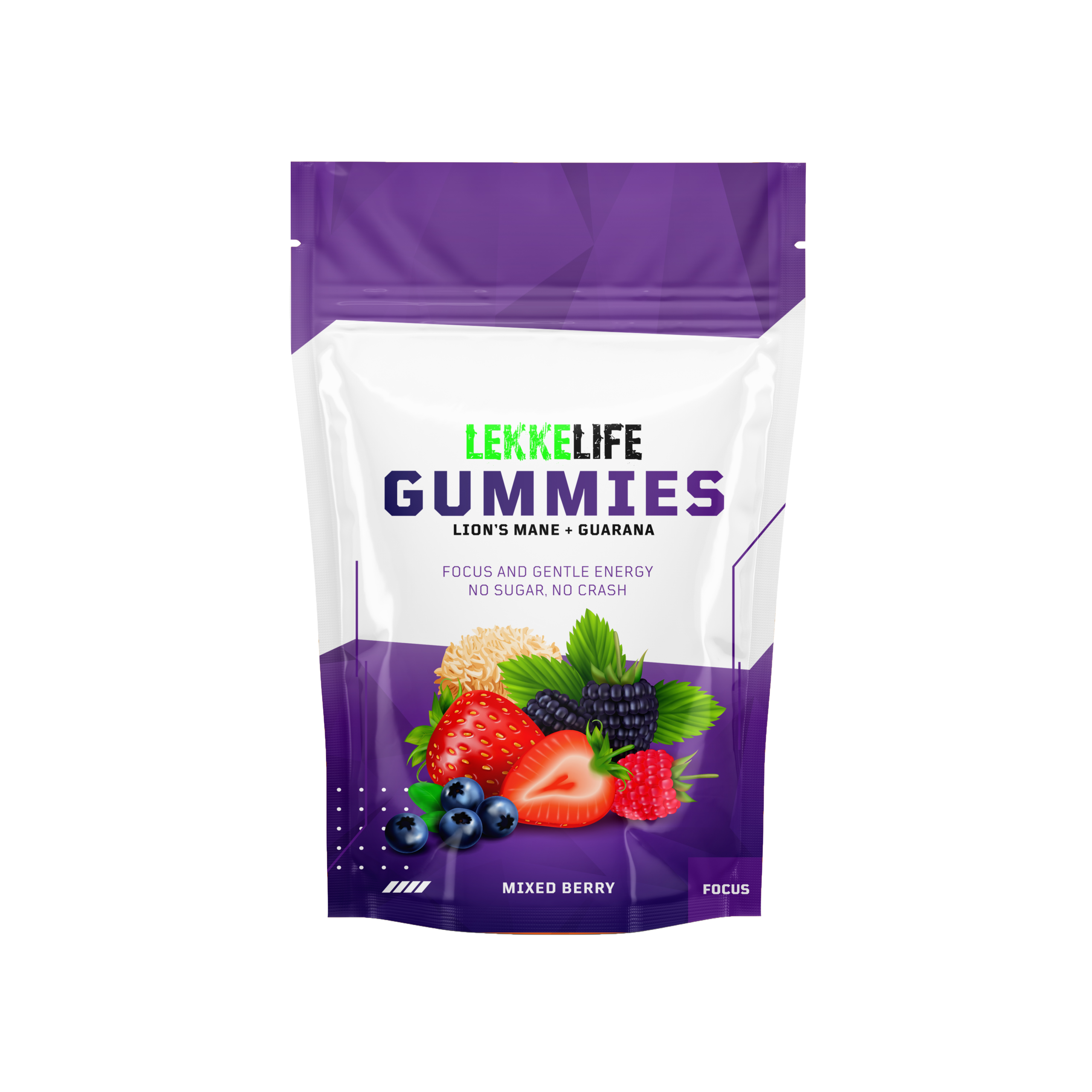 Mixed Berry Lion's Mane Gummies
