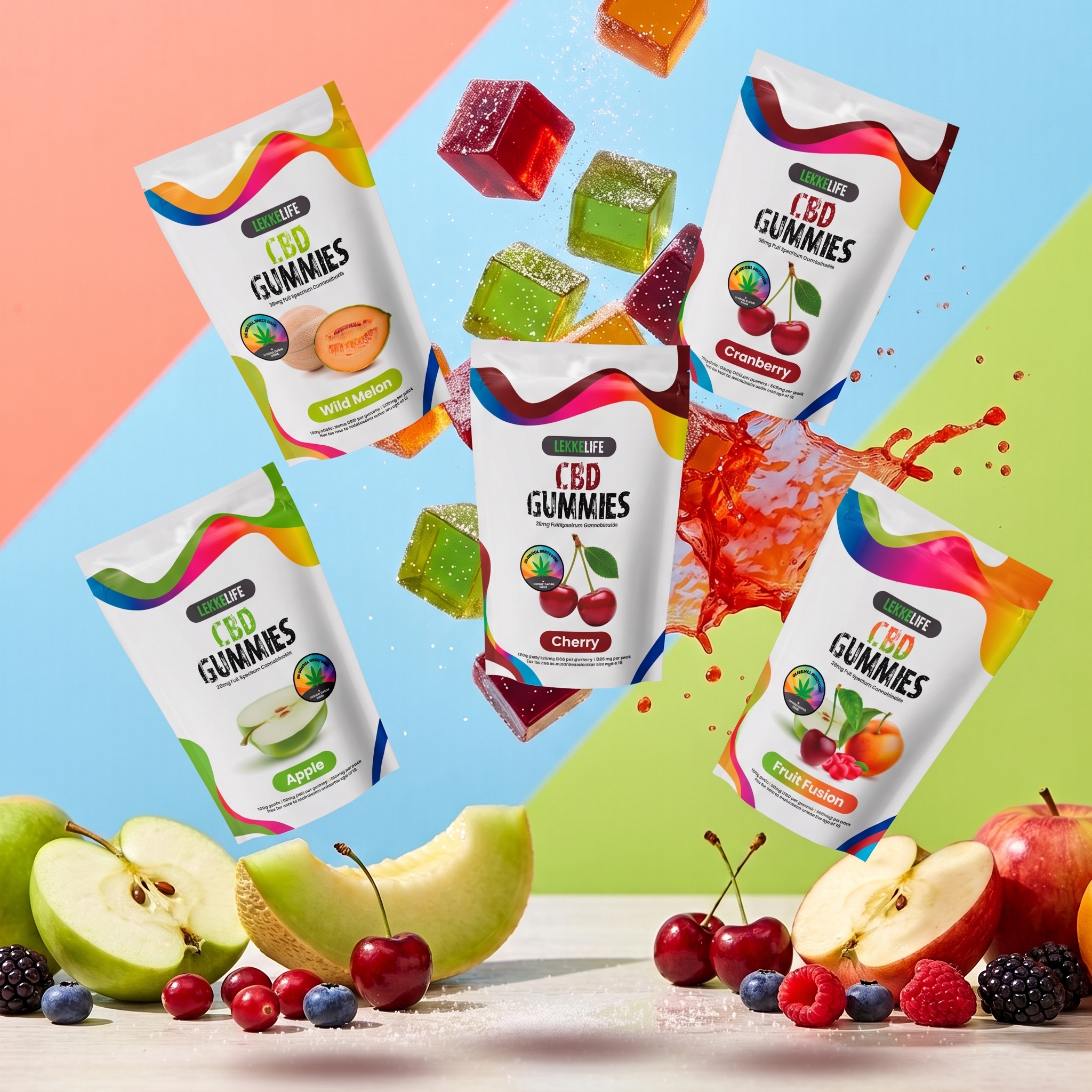 LekkeLife functional CBD and wellness gummies